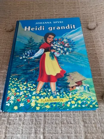 Heidi grandit-Livre Johanna Spyri-Flammarion-France 1958