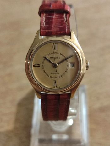 Montre Quartz Vintage Zenith boitier plaqué or