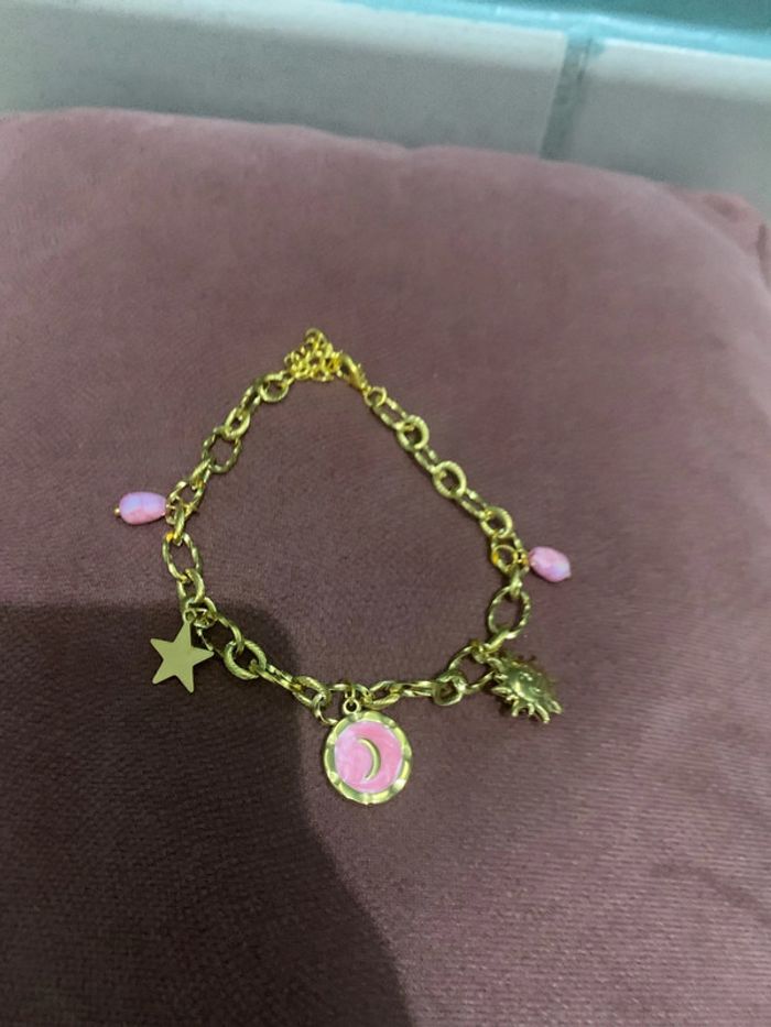 bracelet acier inoxydable doré
