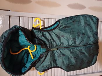 veste réversible sans manche avec capuchepour garçons Taille 3 ans
