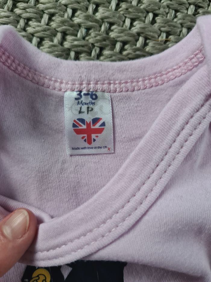 Lot de 2 bodies manches courtes - 3/6mois - photo numéro 10