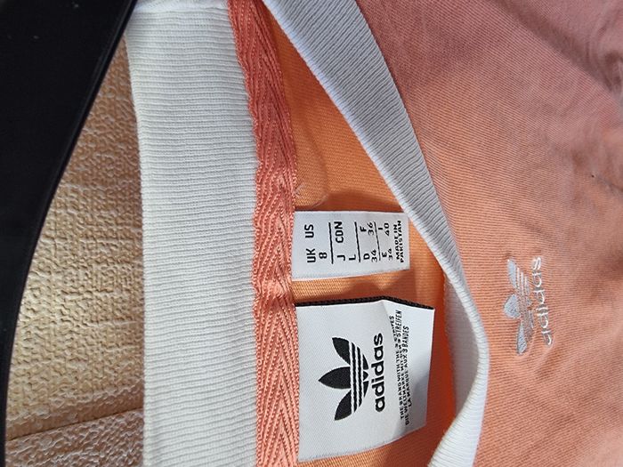 T-shirt Adidas taille 36 rose saumon - photo numéro 2