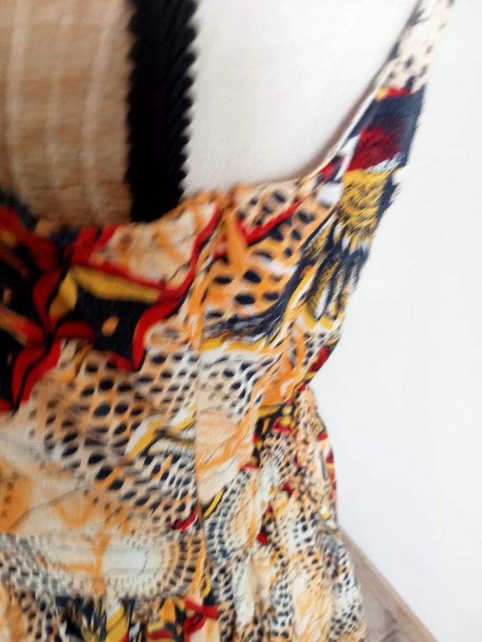 Robe longue imprimé wax - photo numéro 3