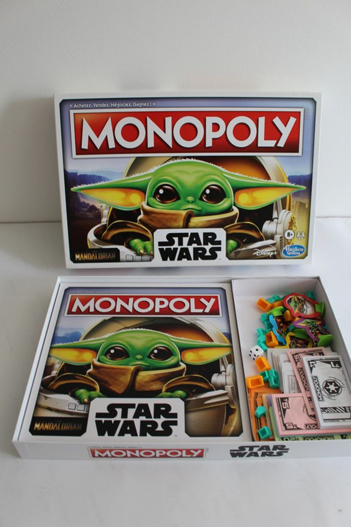 Hasbro Monopoly Star Wars Mandalorian 100% Complet - photo numéro 2