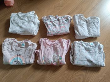 Lot de 6 pyjamas Tex 18 mois léger