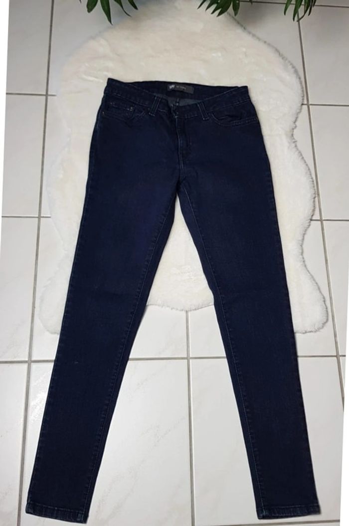 Jean Levi's 535 Legging 9M Bleu Marine - photo numéro 2