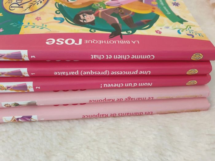 5 Livres Collection Disney Raiponse 6/10ans - photo numéro 2