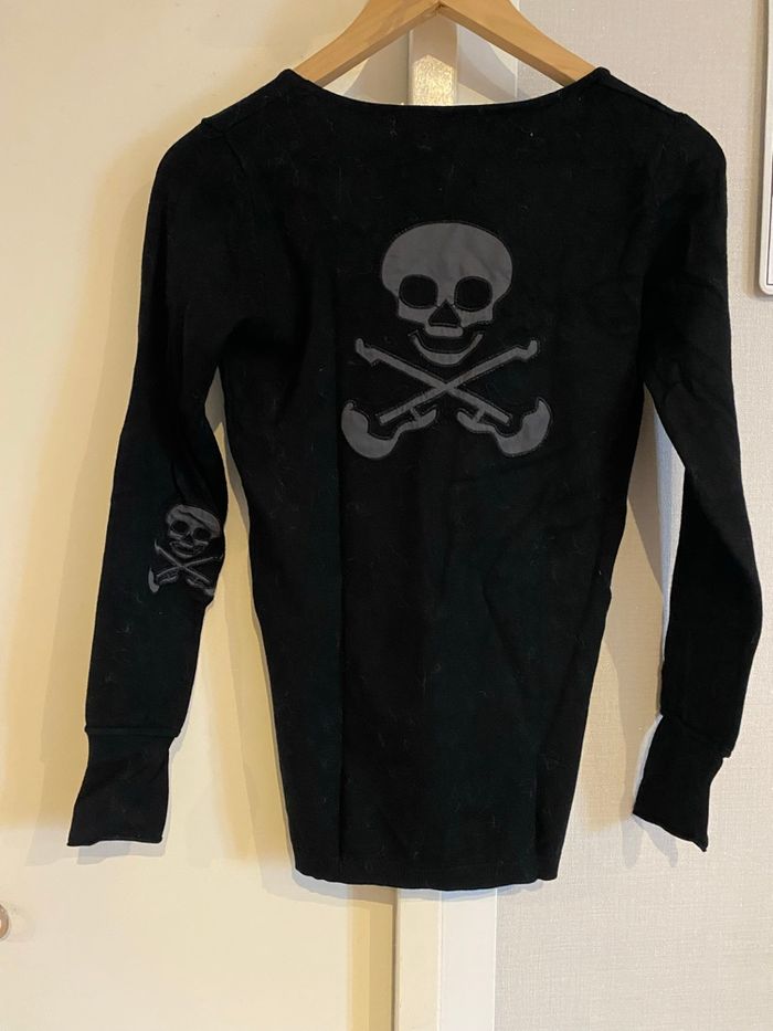 Pull noir femme