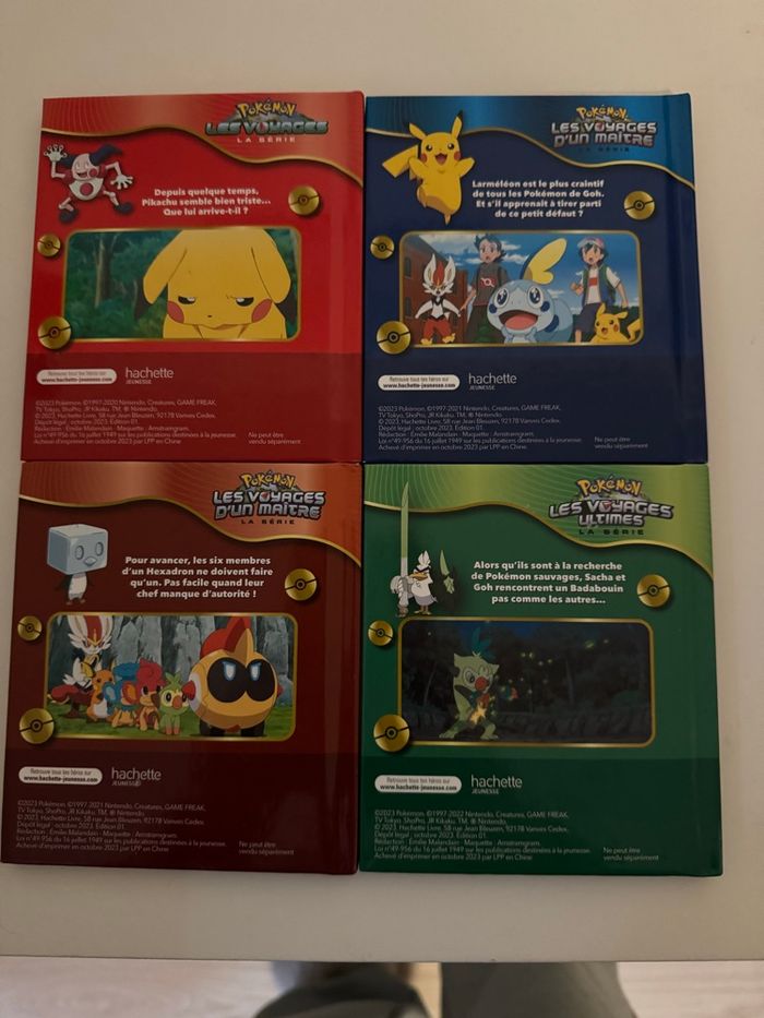 📚 Lot de 4 petits livres Pokémon – Ma première bibliothèque Pokémon - photo numéro 2