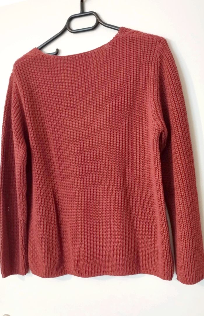 Pull marron rouille - photo numéro 5