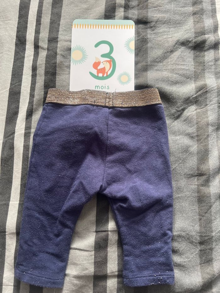 Legging bleu - 3 mois - photo numéro 2
