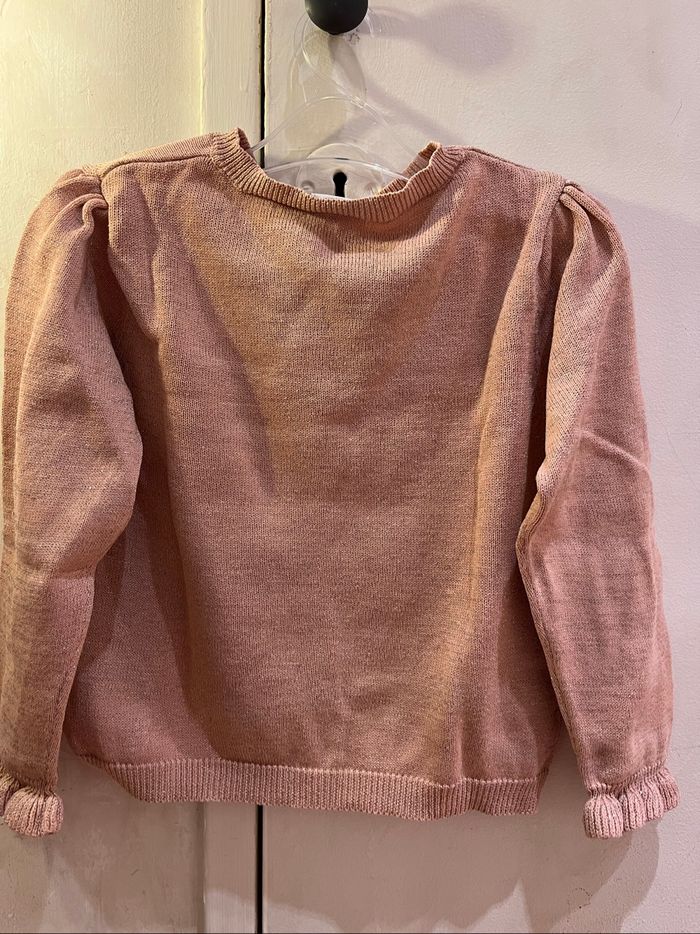 Gilet Tape à l’œil corail pastel doré - photo numéro 5