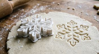 Emporte-pièce Flocon de Neige - Découpoir Sablés, Biscuits et Pâte à Sucre Noël