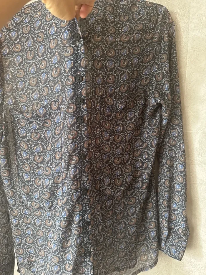 Chemise bleu marine taille S Joelle - photo numéro 9