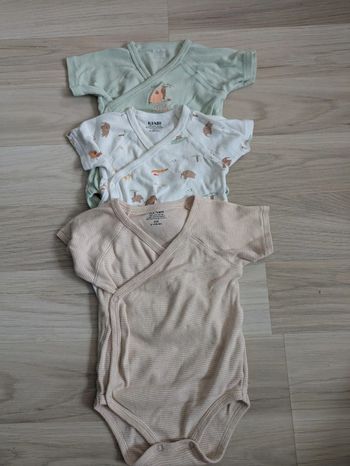 Lot de 3 bodys garçon 6 mois