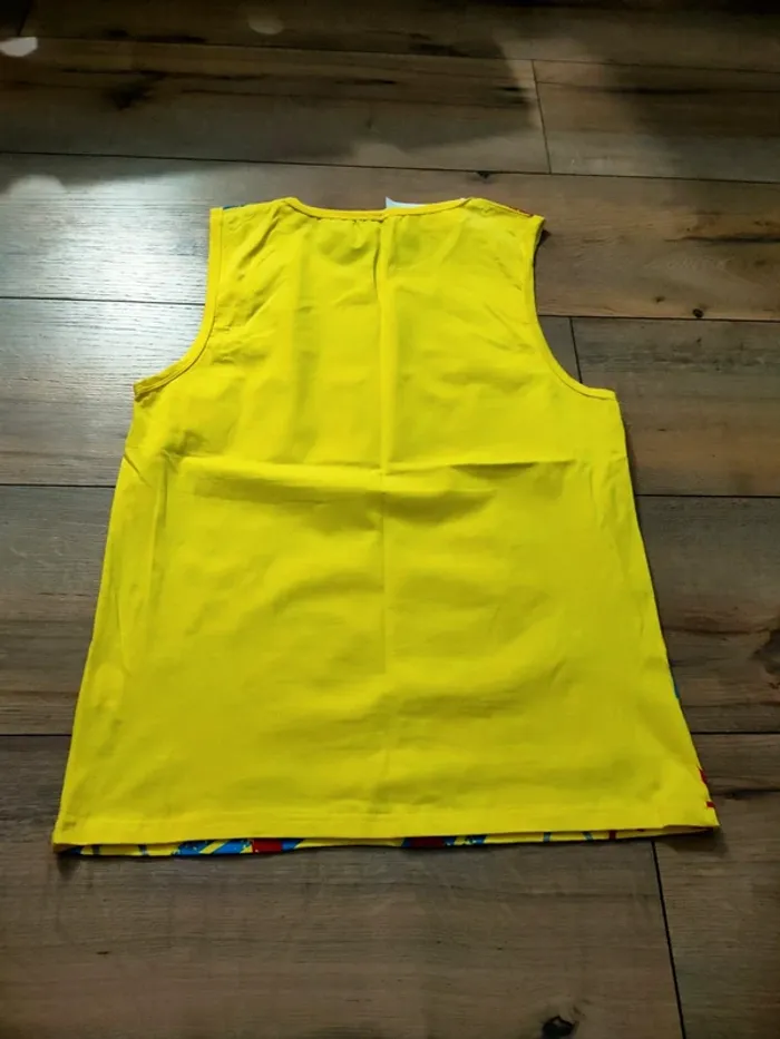 Débardeur jaune homme taille XXL - photo numéro 2