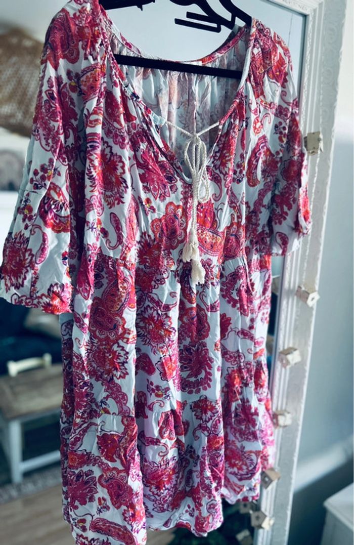 Sublime robe Femme bohème été taille unique grande taille - photo numéro 2