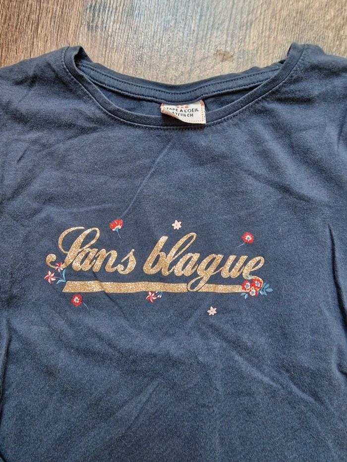 Tee shirt manche longue tape à l'œil - photo numéro 2