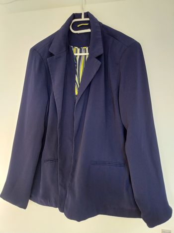 Blazer taille 46 bleu marine