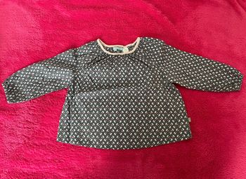 Blouse manches longues Obaïbi 12 mois - 74 cm