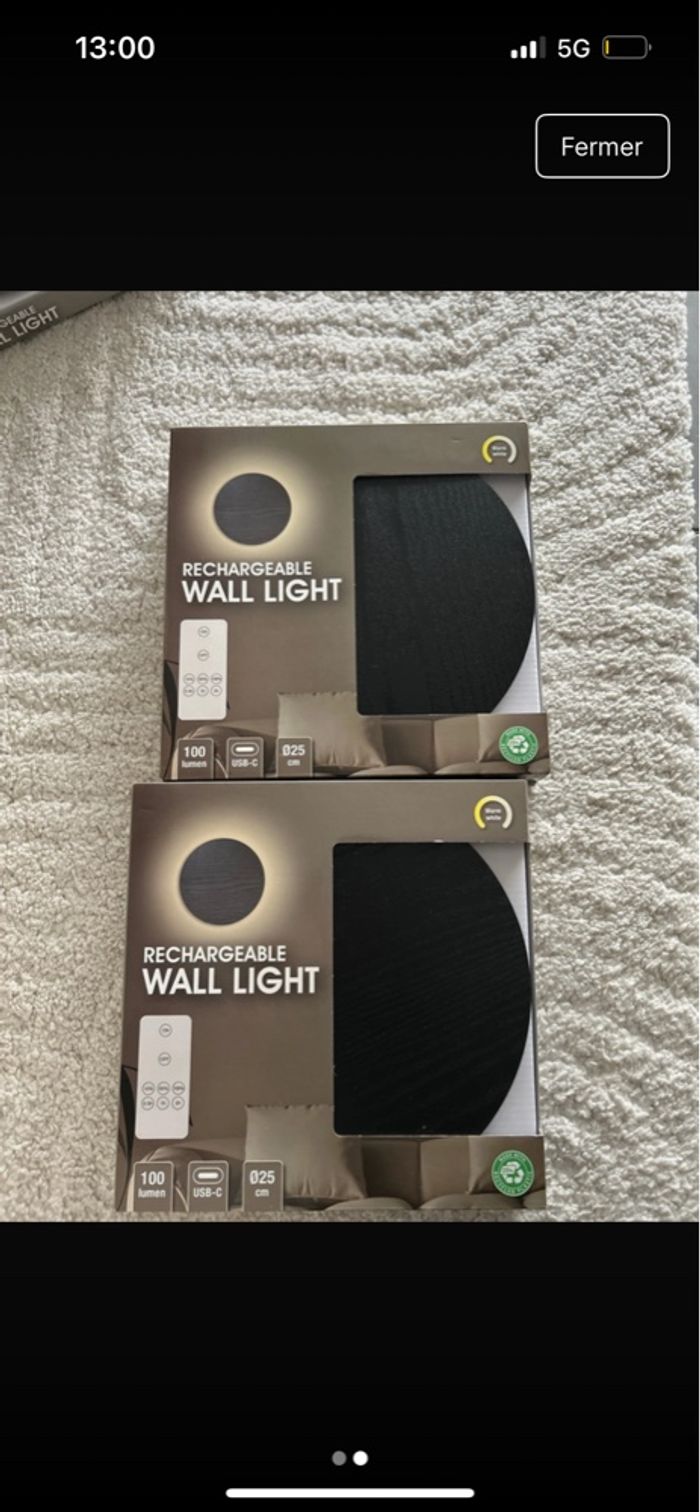 Deux appliques murale LED - photo numéro 2