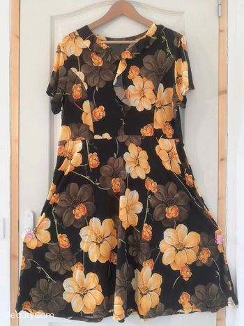 Robe floral vintage 42 XL