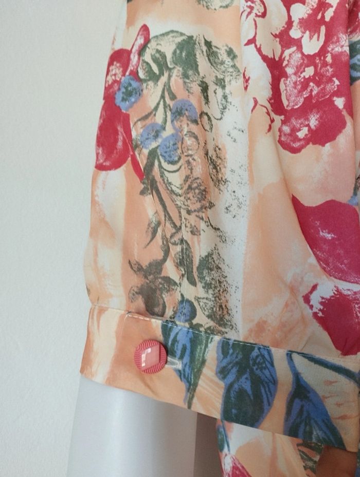 Blouse manches courtes ou chemisier vintage taille 44 - photo numéro 6