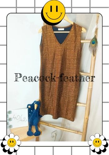 Robe paillettes marron dorée 40/42