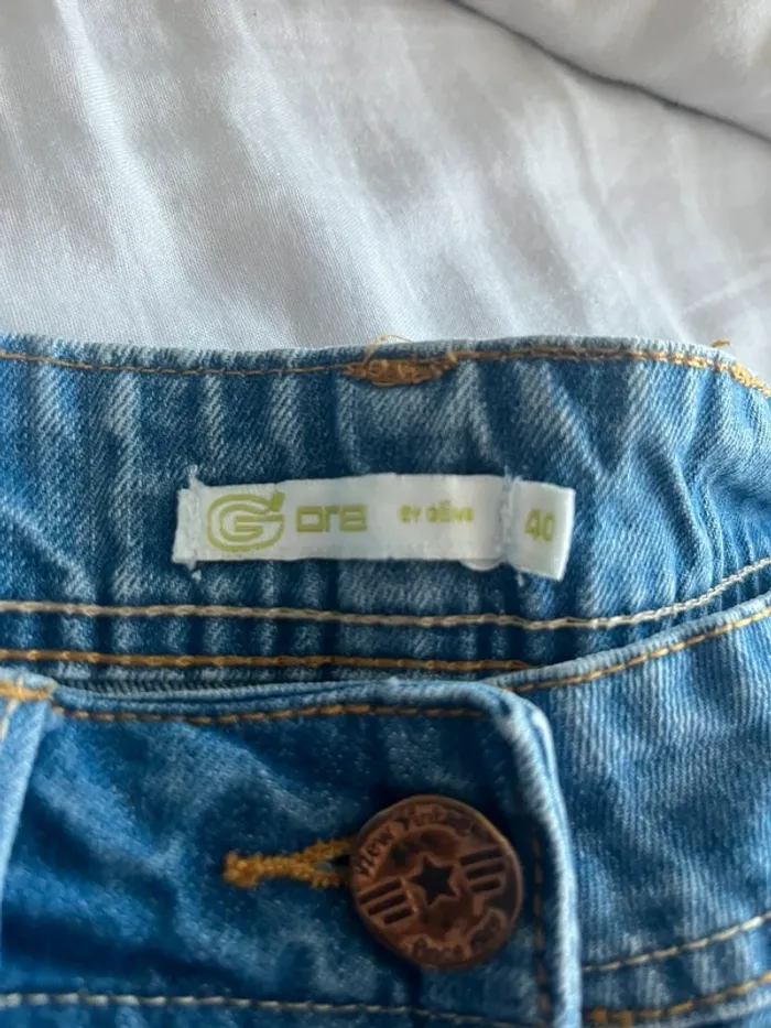 🔹 Short en Jean Taille Haute – Gémo 🔹 - photo numéro 4