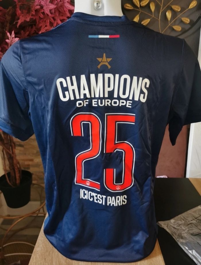 Maillot de foot Psg étoile champion of Europe - photo numéro 2