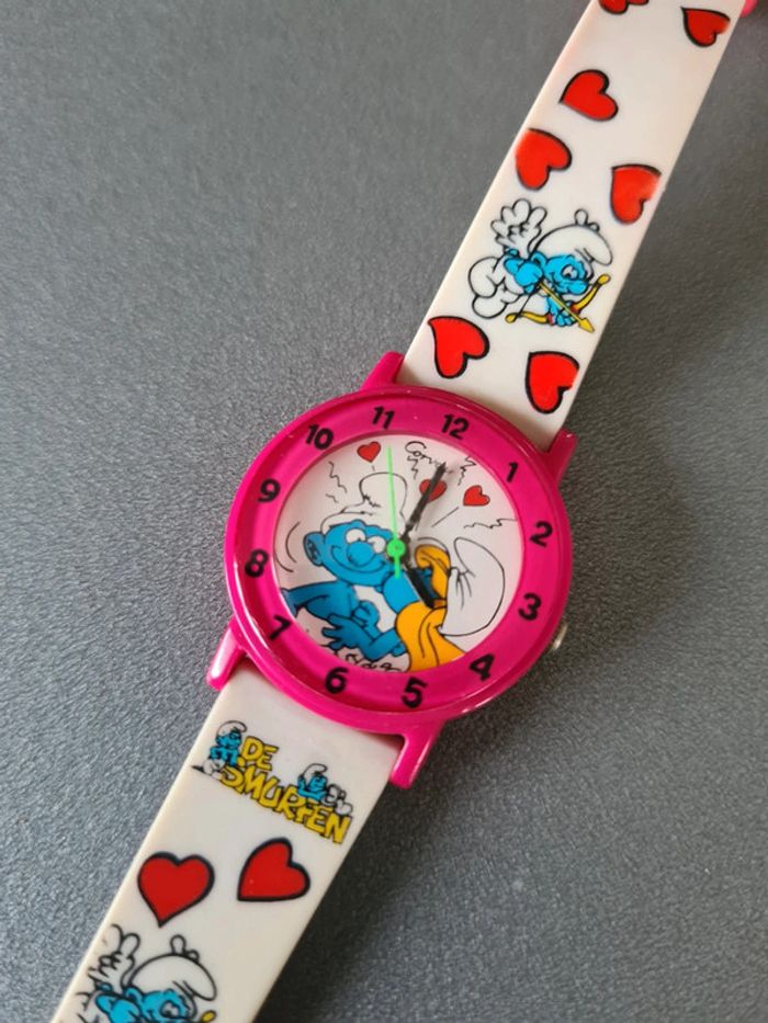 Montre motif Schtroumpf vintage - photo numéro 4