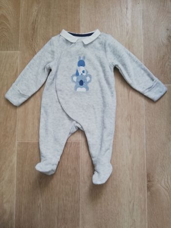 Pyjama velours 1 mois