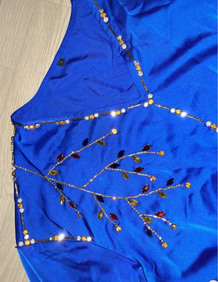 Robe caftan fait mains - photo numéro 2