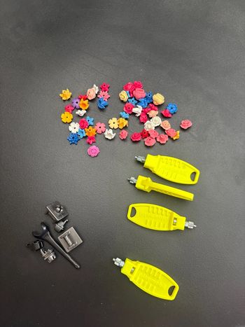 Lot éléments fleurs playmobil