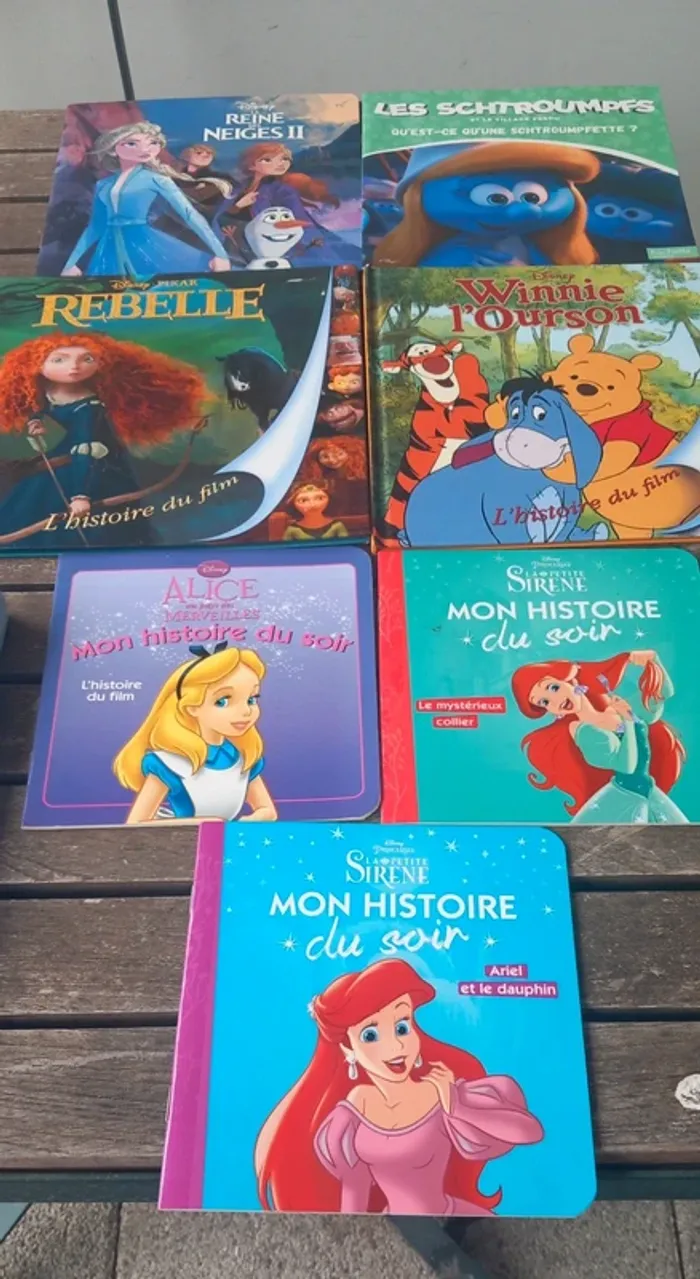 Lot de 7 livres Disney - photo numéro 2