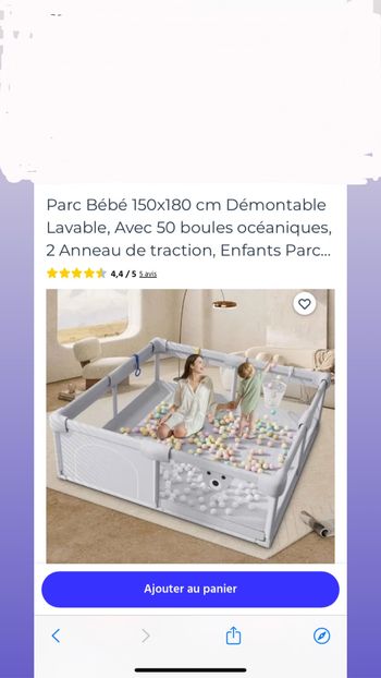 Parc bébé