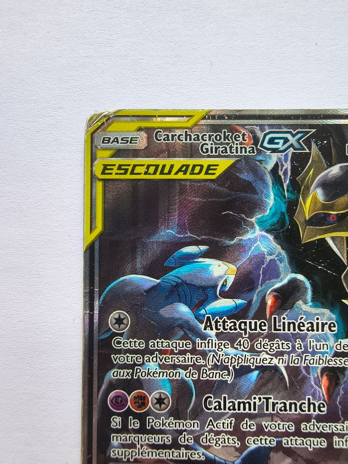 Carte Pokémon Carchacrok et Giratina GX SM193 - photo numéro 2