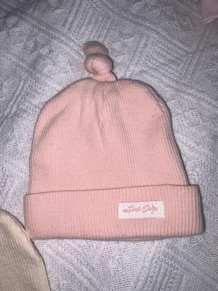 Lot bonnet naissance - photo numéro 3