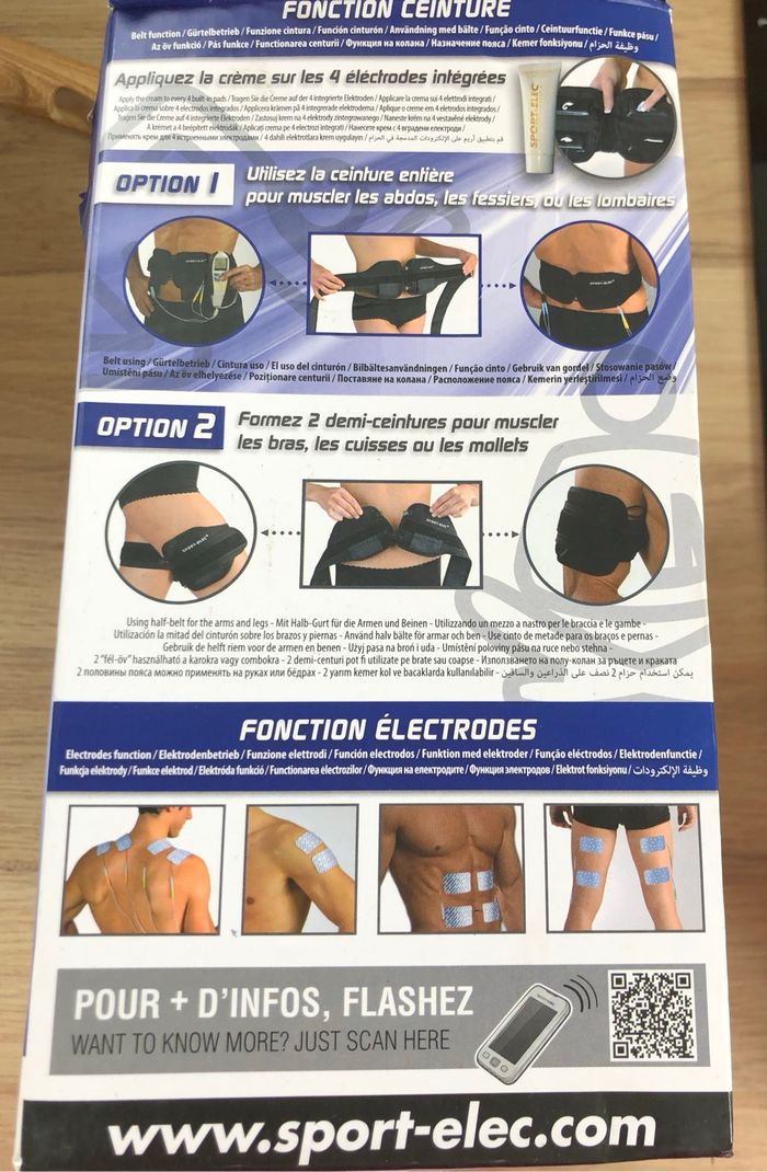 Electro-stimulateur musculaire - Sport-Elec - photo numéro 4
