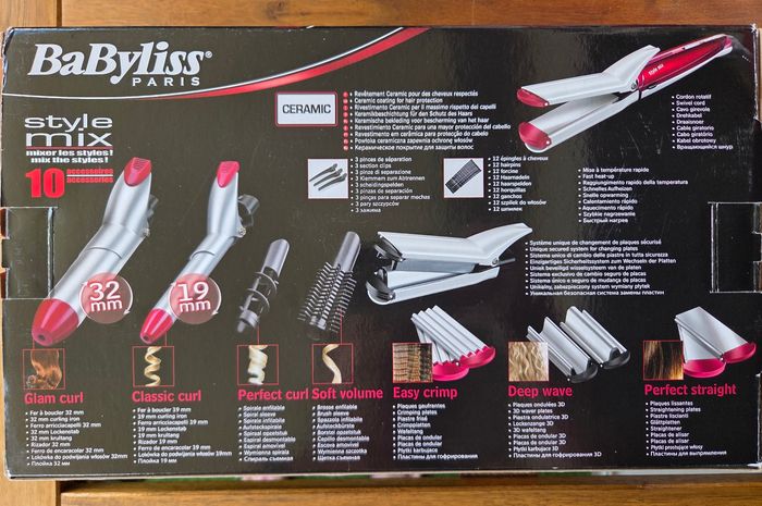 Fer à lisser / boucler Babyliss style mix - photo numéro 2