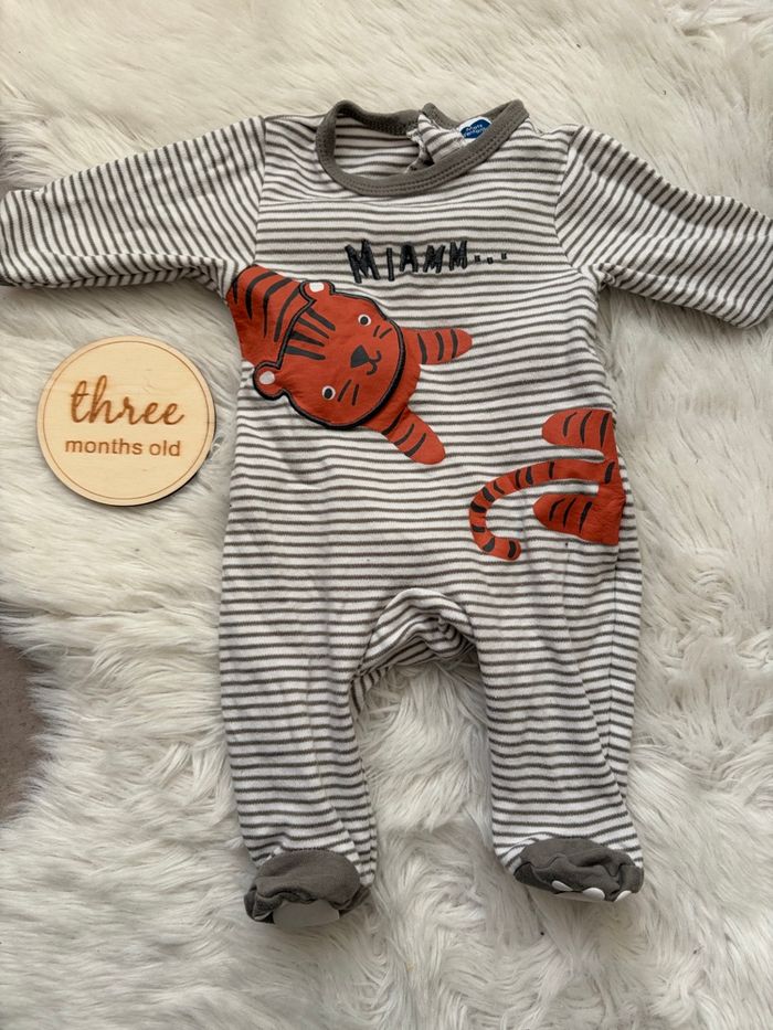 Pyjama tigre 3 mois