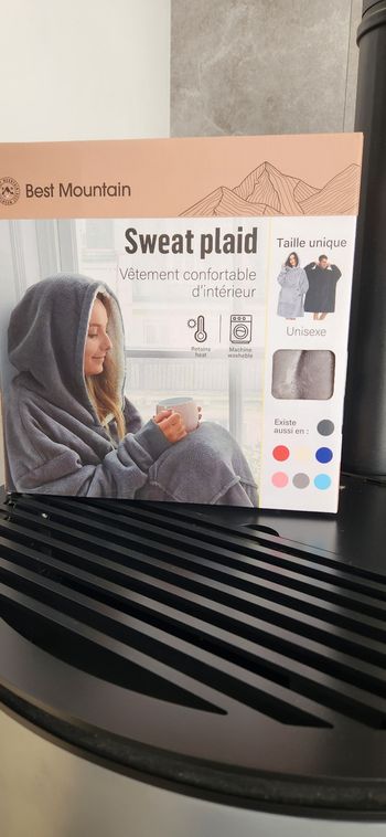 Sweat plaid Mixte