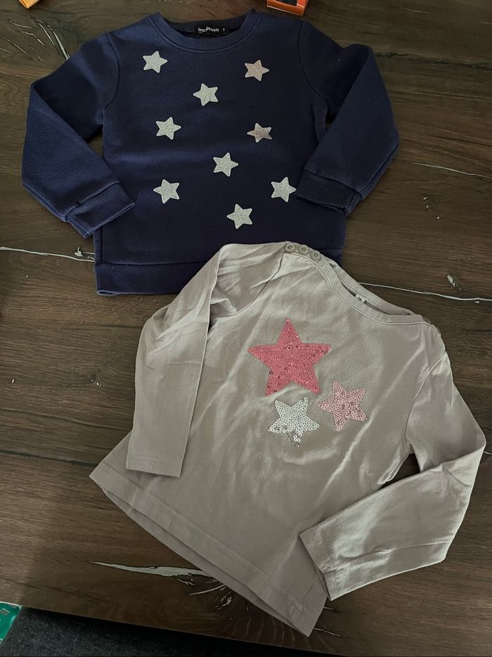 Lot 2 pulls étoiles