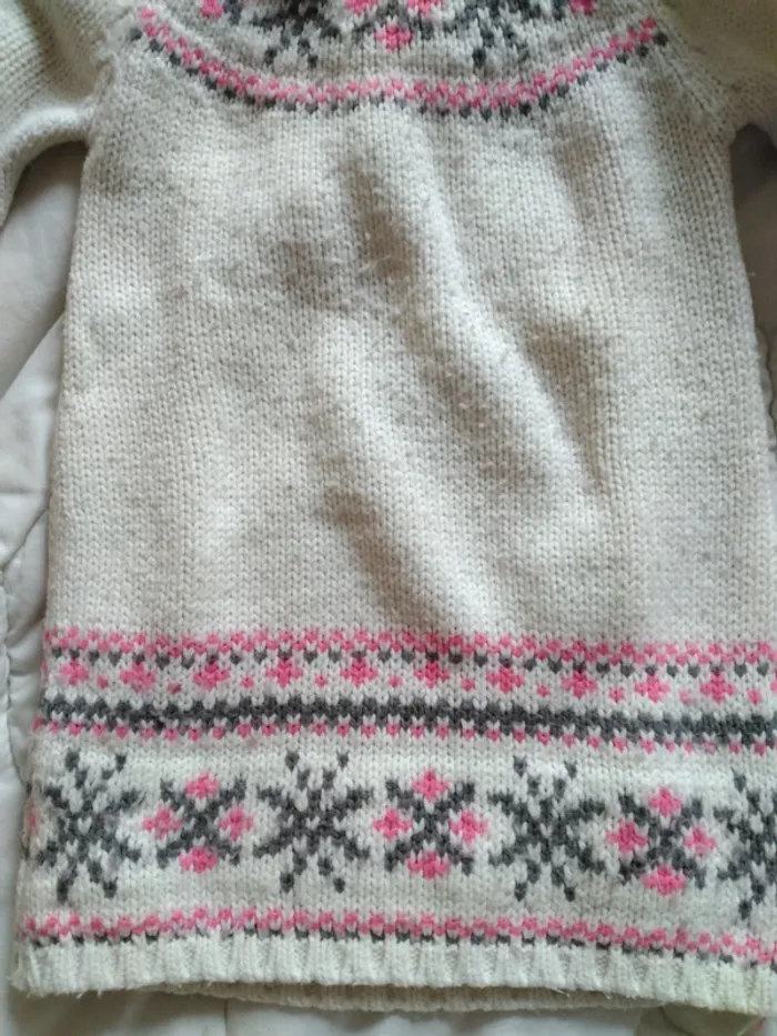 Robe Pull Fille 5 ans Vertbaudet - photo numéro 4