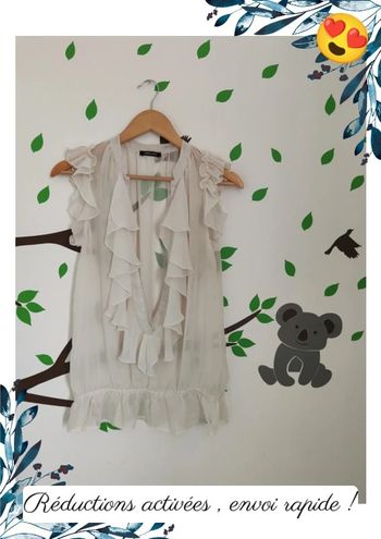 Haut léger crème très mignon, Morgan