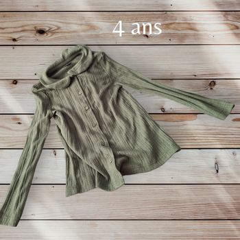 T-shirt kaki manches longues