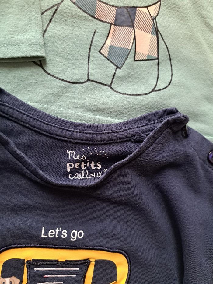 Lot tee-shirt manches longues 18mois - photo numéro 5