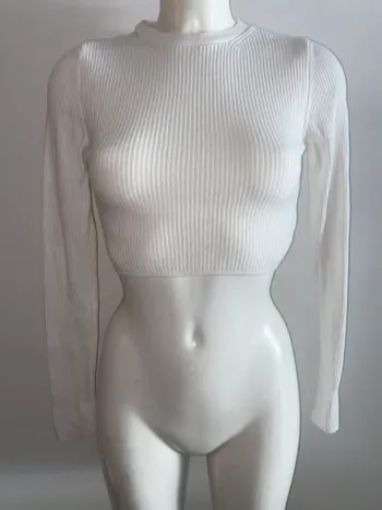 Crop top manche longue