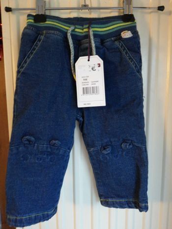 Pantalon jean doublé polaire hiver Sergent Major 9 mois neuf jamais porté