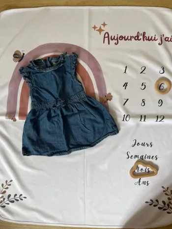 Robe - Bébé Fille - 6 Mois - Mes petits cailloux